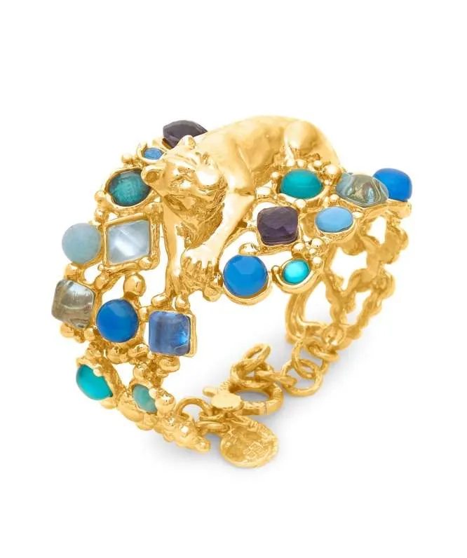 Bracciale Panthère Mirage Bleu – GIOVANNI RASPINI NOO33
